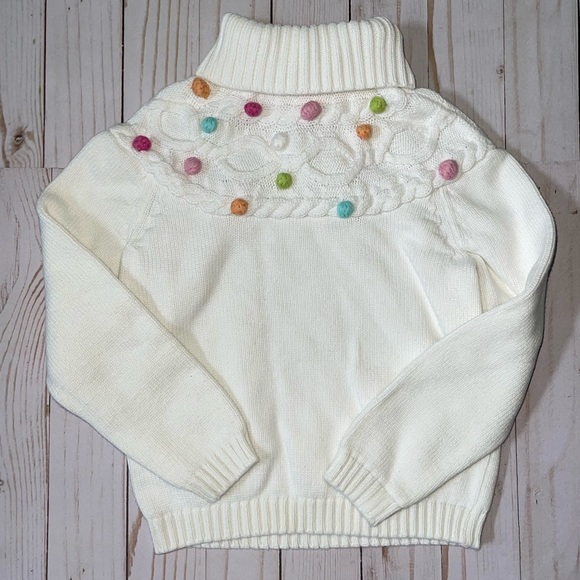 Gymboree Other - Gymboree pom pom sweater NWOT